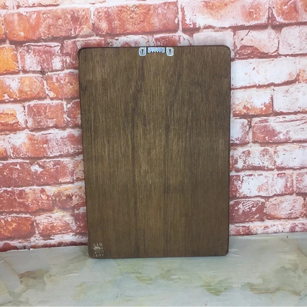 Vintage Hand Panted Rustic Wooden Farmhouse Nursery Shadow Box Wall Decor
